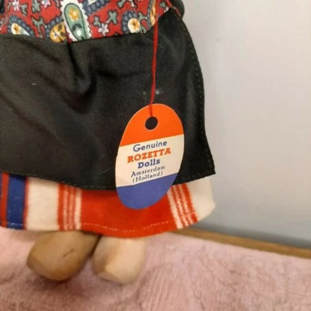 Vtg Genuine Rozetta Doll Amsterdam Holland Souvenir Dolls of the World
